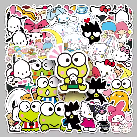 Hello Kitty Puzzle Stickers, Interactive Creative Waterproof Planner Stickers