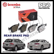 GENUINE BREMBO XTRA VOLKSWAGEN TIGUAN AD BW ARTEON 3H REAR SPORT RACING BRAKE PAD