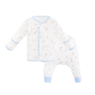 [ding baby] Bunny Bear Reflex Newborn Belly Suit-Blue C-925315-B0