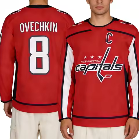 2026 TRENDY MEN'S JERSEY CAPITALS ALEXANDER OVECHKIN FANATICS RED HOME PLAYER JERSEY Parent child T 