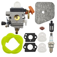 Carburetor Air Fuel Filter Kit For FS87 FS87R FS90 FS90K FS90R FS100 FS110 Trimmer Engine ZAMA C1Q-S