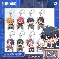 Blue Lock Anime Class Time Design Gantungan Kunci Akrilik Anime Acrylic Keychain Collection Nagi Rin