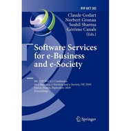 [sgstock] Software Services for e-Business and e-Society: 9th IFIP WG 6.1 Conference on e-Business, 