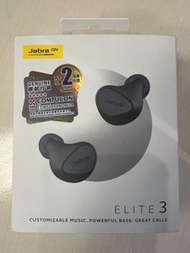 Jabra Elite 3 真無線藍芽耳機 (石墨灰色) 行貨跟單