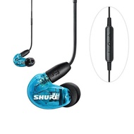 Shure Se215 IEM หูฟังมีสายเอียร์บัดเฮดโฟนแบบเสียบหู Hi-Fi ความเที่ยงตรงสูงลดเสียงสเตอริโอ3.5มม. กีฬามืออาชีพ