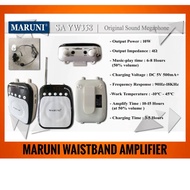 MARUNI YW358 WAISTBAND RECHARGEABLE VOICE AMPLIFIER SPEAKER with HEADSET MIC