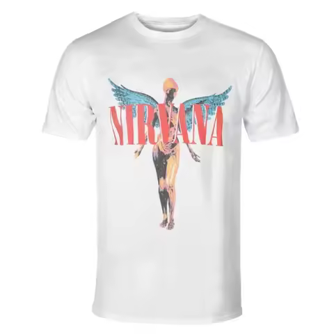 Nirvana - Angelic Artistic Patterns Summer Fashion T-Shirt Men Women Cotton T-shirt Casual Street Cl