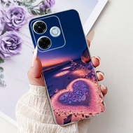 เคส13X Xiaomi Redmi ฝาครอบซิลิโคนนิ่มพิมพ์ลายการ์ตูนแมวน่ารักเคสโทรศัพท์บางสำหรับ Xiaomi Redmi 13X R