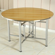 Glass Eating Panel Table Turntable Country Can Cafeteria Foldable Household Table Rack Hotel Dining 