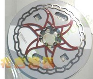 【兆吉鐵馬】碟剎盤-ASHIMA 極輕量SUS 401 不銹鋼碟盤 180mm 80g 國際六孔碟盤 (紅)