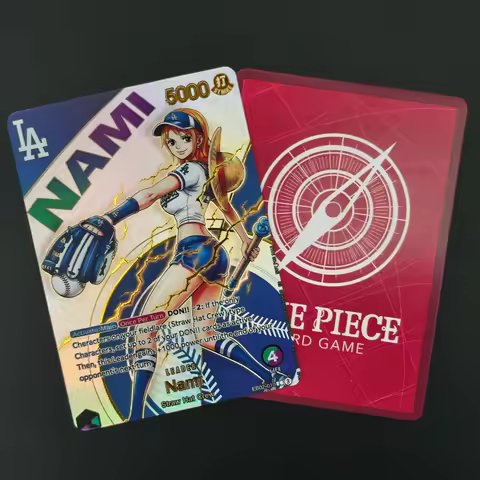 DIY OPCG ONE PIECE CARD Monkey.D.Luffy NAMI ACE (Dodgers x ONE PIECE) EB02-010 One Piece Promotion A