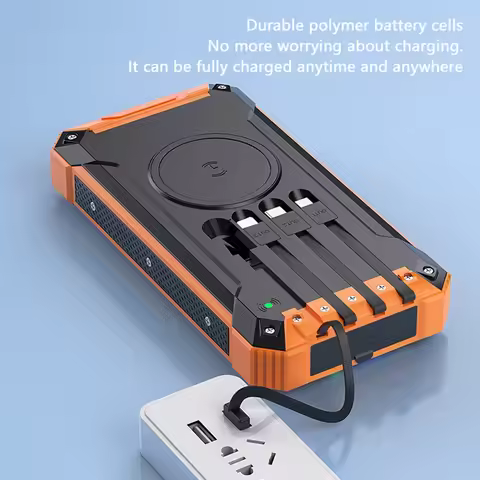 New 20000mAh Solar Power Bank Wireless Magnetic Charging External Battery Portable Charger for Xiaom