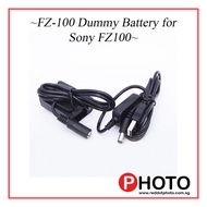 FZ-100 Dummy Battery for Sony FZ100 Compatible Cameras with USB connection