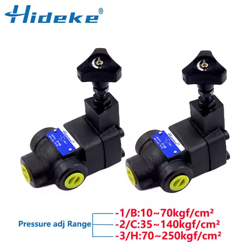 Pilot Operated Relief Hydraulic Valves BT-04-B/C/H RVT-04-1/2/3 Threaded Type Flow Pressure Regulati