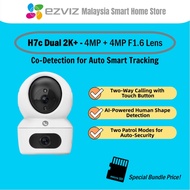 EZVIZ 360° View Dual-Lens Tracking H6 5MP & H7c Dual 4MP+4MP Wireless CCTV AI Security Camera Night 