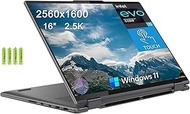 Lenovo Yoga 7i 16" 2.5K (2560 x 1600) Touchscreen 2-in-1 Convertible Laptop Tablet, 12th Intel Evo Platform 12-Core i5-1240P, 8GB LPDDR5 RAM, 512GB SSD, Backlit KB, Fingerprint, Windows 11, w/Battery