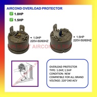 AIRCOND OVERLOAD PROTECTOR 1.0HP - 1.5HP / AIR COND OVERLOAD 1-1.5HP / AIR-COND OVERLOAD 1.0-1.5HP / AIR CONDITIONER THERMAL OVERLOAD