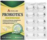 CGM-LABS Probiotics, 20 Billion Live Cells, Premium Enteric Coated Veg Caps for Women, Men