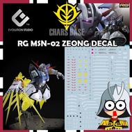 EVO DECAL RG MSN-02 ZEONG DECAL