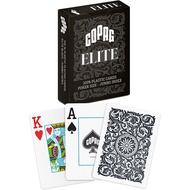 Copag Elite 100% Plastic Playing Cards Poker Size Jumbo Index Single Deck (1546 Reverse Design)
