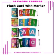 Flash Card Marker ABC,abc,123,jawi