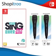 Nintendo Switch Let's Sing 2022 [2 Mic Bundle]