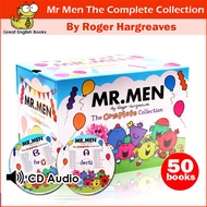 (*Damaged Box* กล่องตำหนิ) *พร้อมส่ง*  Mr. Men The Complete Collection (50 Books) By Roger Hargreave