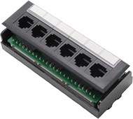 Yankok [CAT5 CAT5e 6 Port Replace Patch Panel] Unshielded with Coded T568A/B Ethernet Wiring Diagram