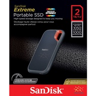 SanDisk Extreme Portable SSD V2 (SDSSDE61-2T00-G25) 2TB อ่านสูงสุด 1,050 MB/s เขียนสูงสุด 1,000 MB/s รับประกัน Synnex 5 ปี HDD Harddisk ฮาร์ดดิสก์ External SSD USB 3.2 GEN2