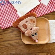 JEROMY 6pcs Pizza Mouse Keychain, Keychain Combination Cute Friendship Pizza Pendant, Potato Cartoon
