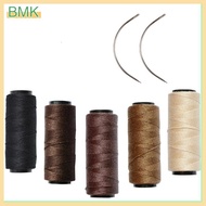 [Keepfun] 1 Pcs Weaving Threads With 2 Pcs C Shaped Needles Hair Salon Supplies Crochet Hook Needle 