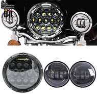 For Yamaha Royal Star Venture XVZ1300 for Harley 75W 7 inch LED Motorcycle moto Headlight 7" Bracket