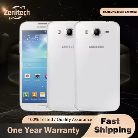 Original Samsung Galaxy Mega 5.8 i9152 3G WCDMA Mobile Phone 5.8'' Dual Core Android SmartPhone 8GB 