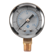 Pressure Gauge - 0 - 30 psi 0 - 2 bar Mini Dial gauge compressor meters hydraulic pressure gauge Gag