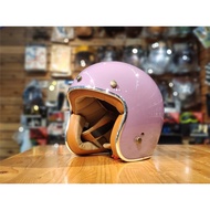 หมวกกันน็อคจักรยานยนต์แบบครึ่งหัวสไตล์วินเทจ 3/4 สำหรับผู้ชาย เหมาะกับ Vespa ฮาร์ลีย์ ไทน์ รุ่น Aves