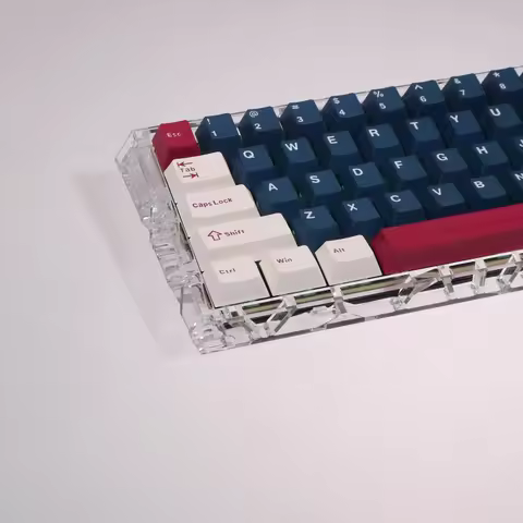 GH60 Wooting 61 Key 1K/8K Return Rate QMK Hot Swappable Gaming Mechanical Keyboard RGB Backlight VIA