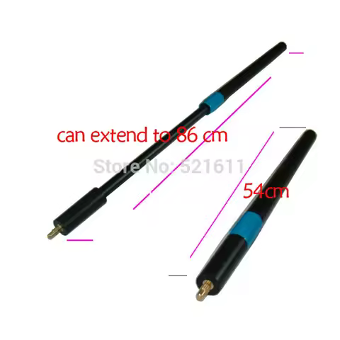 xmliver very cheap snooker cue extension for Master screw 54cm can extent to 86cm Snooker cue extend