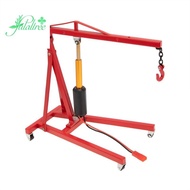 Metal Electric Crane Engine Maintenance Bracket Engine Stand Jack for 1/10 RC Crawler Car  TRX4 Axial SCX10,Red