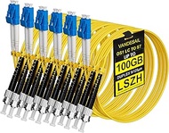 VANDESAIL 6 Pack LC to ST Singlemode Fiber Patch Cable OS1, 1M(3.28FT) Duplex Fiber ST to LC Jumper