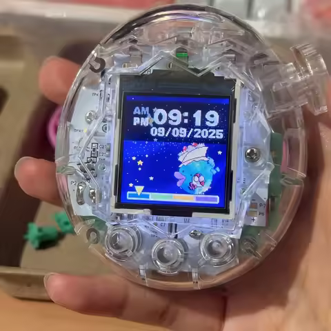 Tamagotchi Paradise Replacement Shell Flash Transparent Edition Full Transparent Edition