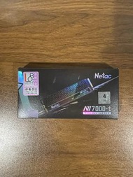 Netac - 4TB NV7000-t NVMe PCIe Gen4 x4 高速SSD 內置固態硬碟 薄散熱片設計 遊戲專用 (NT01NV7000t-4T0-E4X) 有保養