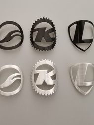 Bicycle Badge Soft Aluminum Alloy Production BMX Bicycle Accessories DIY Decorative Bicycle Stickers