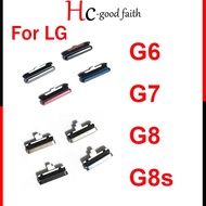 New high quality Power Volume Side Buttons For LG G6 G6 ThinQ G7 G7 ThinQ G8 G8S On Off Power Volume Small Side Keys Repair Parts