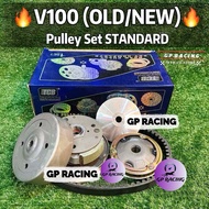 V100 Pulley set Cvt set front rear pulley with timing belt “GP RACING”