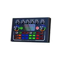 Bluetooth Sound Card Live Streaming Singing Recording Magic Voice Changer Audio Mixer Noise reductio