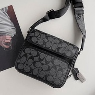 全新🌸 COACH 男款Sullivan小方包 斜挎包 單肩包