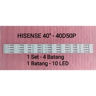 (Ready Stock) 40D50P  HISENSE 40" LED TV Backlight (1Set)