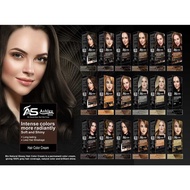 Ashley Shine Bio Natural Glossy Hair Color Cream Hair Dye Set 60Ml Ash Blonde Black Brown