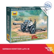 A2158 Miniature Figure 1/72 German Howitzer LeFH - 18 by Zvezda