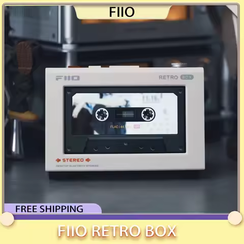 Fiio Retro Box Desktop Wireless Bluetooth Speaker M33 M21 JM21 Lossless Player Universal